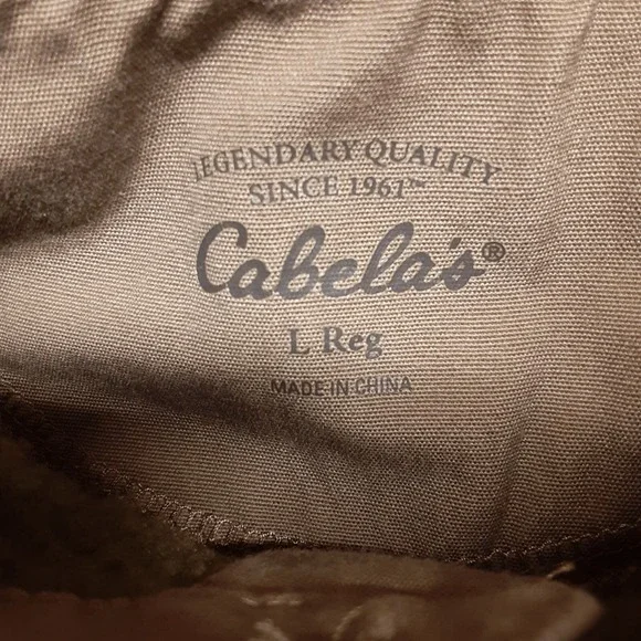 Cabelas Mens Long Sleeve Polo Sweater Sz.Large-Reg/Green/Pullover-Fleece/Collar - Picture 5 of 12